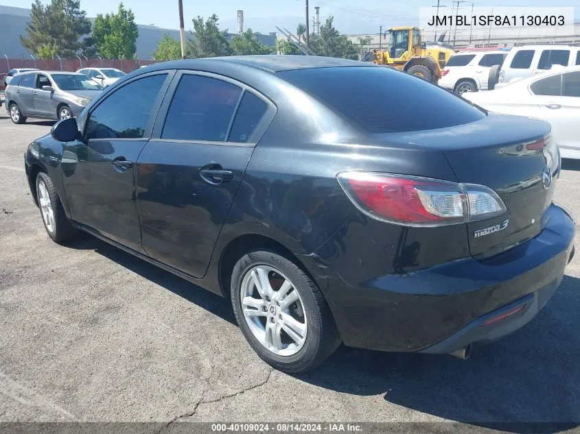 2010 Mazda Mazda3 I Touring VIN: JM1BL1SF8A1130403 Lot: 40109024