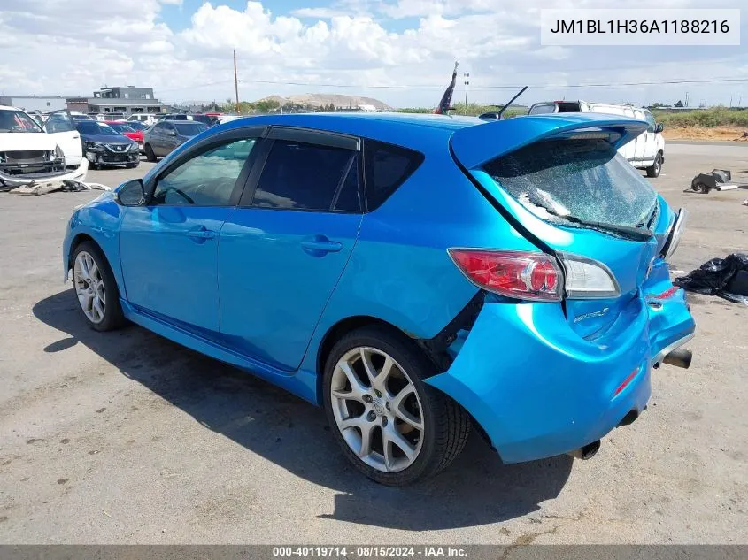 2010 Mazda Mazdaspeed3 Sport VIN: JM1BL1H36A1188216 Lot: 40119714