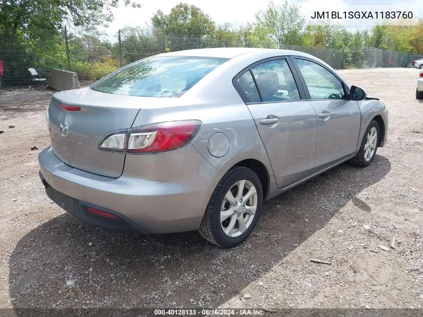 JM1BL1SGXA1183760 2010 Mazda Mazda3 I Touring