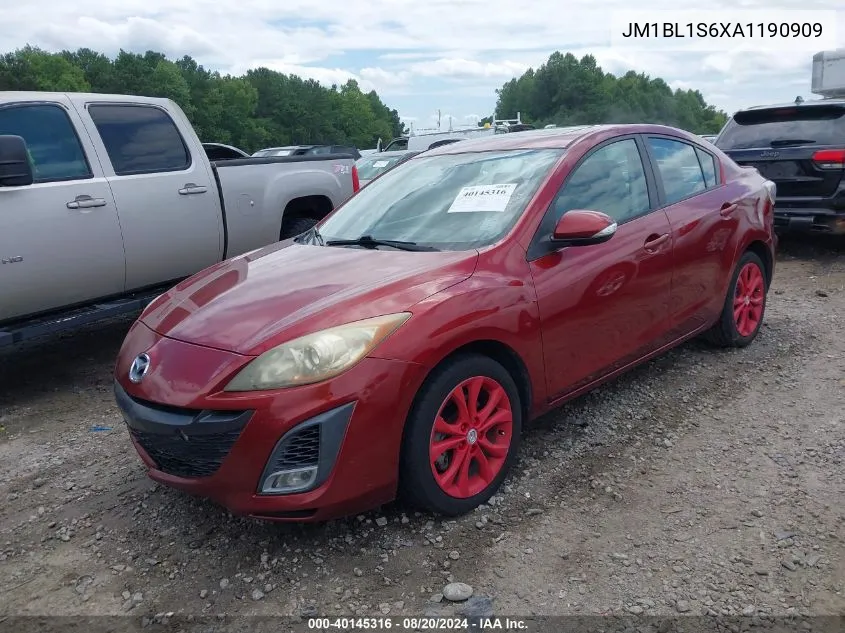 2010 Mazda Mazda3 S Sport VIN: JM1BL1S6XA1190909 Lot: 40145316