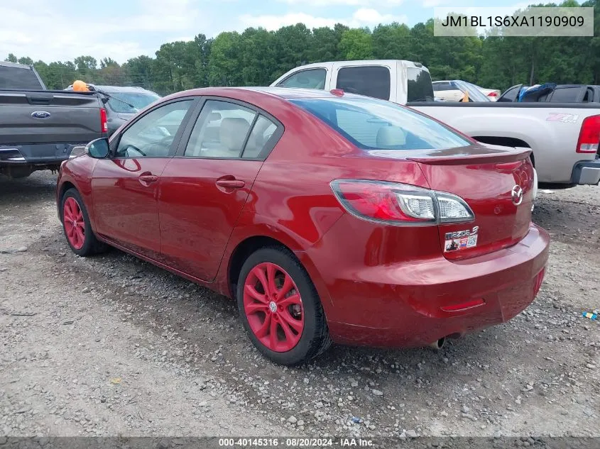 2010 Mazda Mazda3 S Sport VIN: JM1BL1S6XA1190909 Lot: 40145316