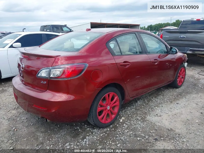 2010 Mazda Mazda3 S Sport VIN: JM1BL1S6XA1190909 Lot: 40145316