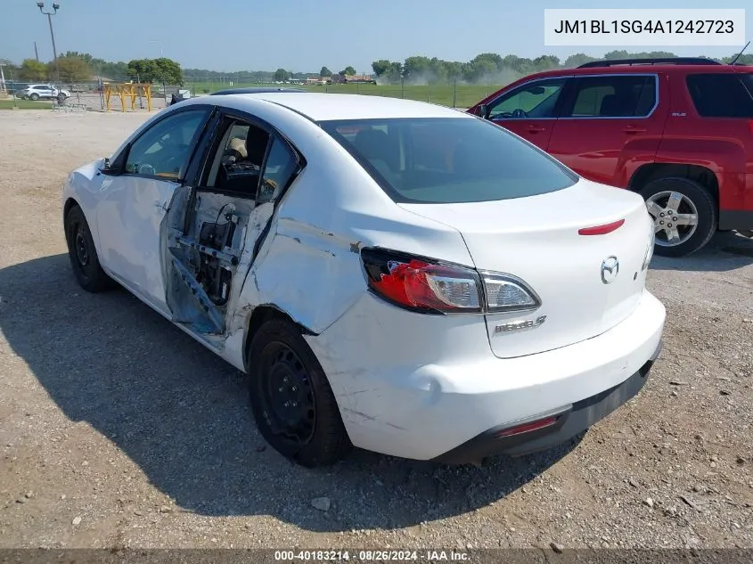 2010 Mazda Mazda3 I Sport VIN: JM1BL1SG4A1242723 Lot: 40183214