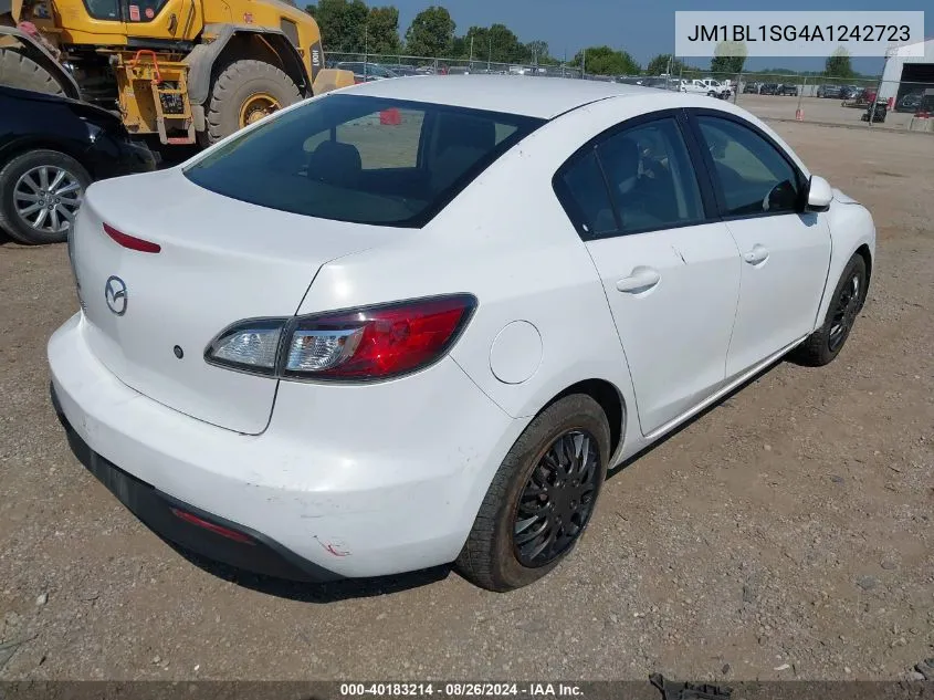 JM1BL1SG4A1242723 2010 Mazda Mazda3 I Sport