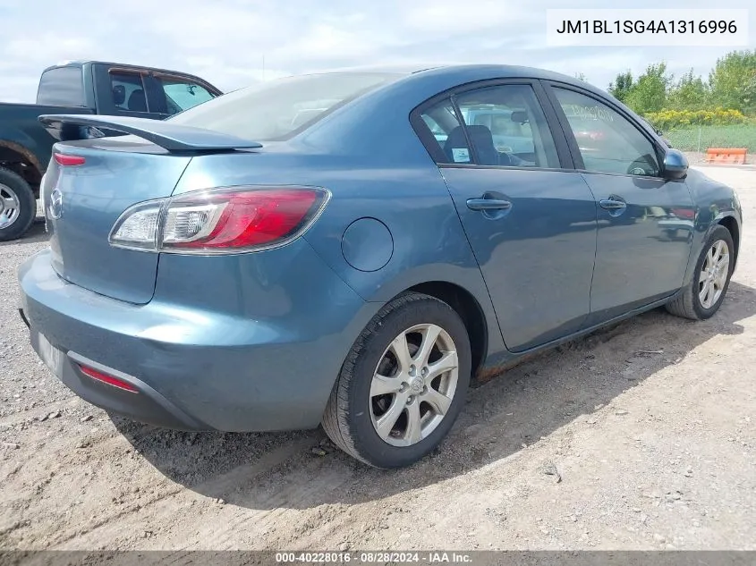 JM1BL1SG4A1316996 2010 Mazda Mazda3 I Touring