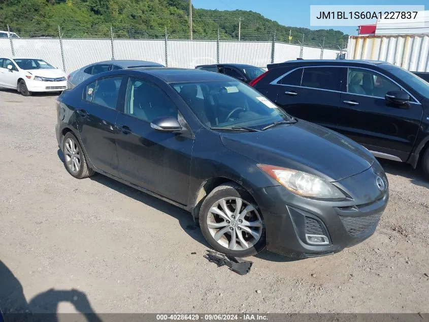 2010 Mazda Mazda3 S Sport VIN: JM1BL1S60A1227837 Lot: 40286429