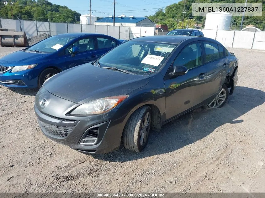 2010 Mazda Mazda3 S Sport VIN: JM1BL1S60A1227837 Lot: 40286429