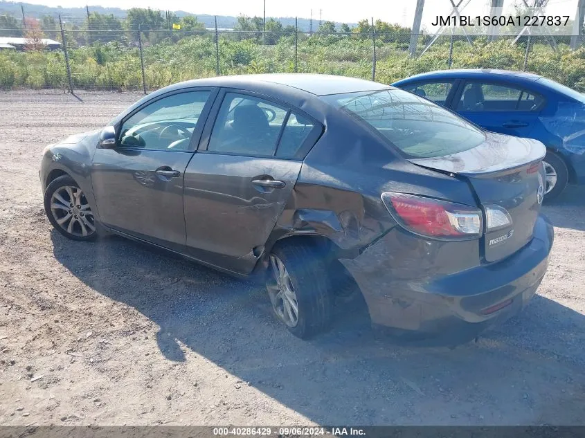 2010 Mazda Mazda3 S Sport VIN: JM1BL1S60A1227837 Lot: 40286429