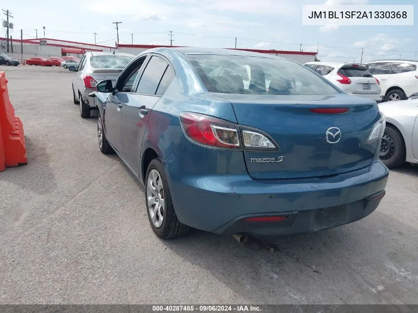 2010 Mazda Mazda3 I Sport VIN: JM1BL1SF2A1330368 Lot: 40287485