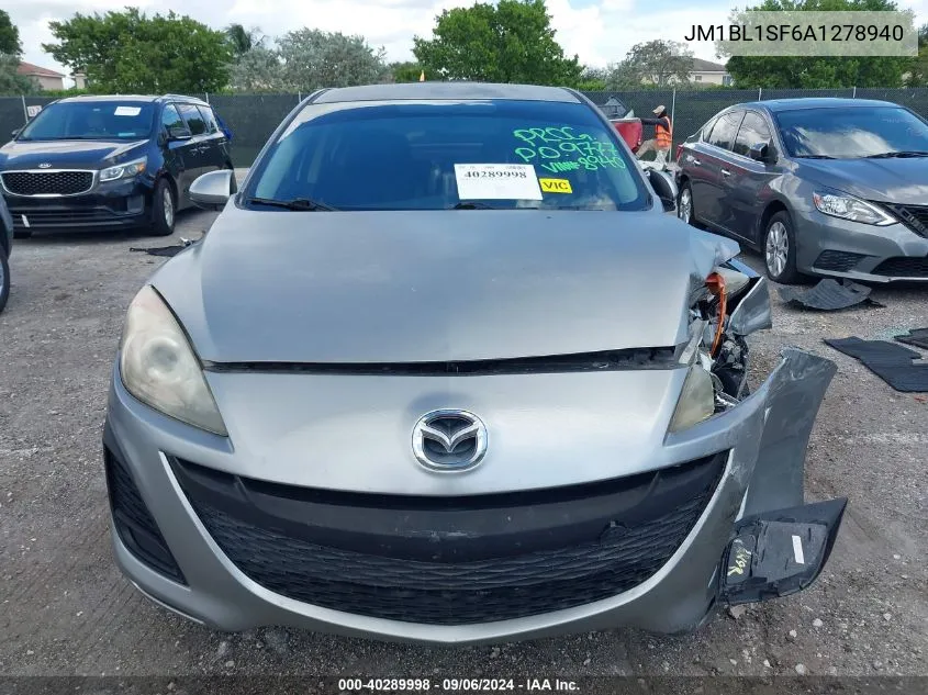 2010 Mazda Mazda3 I Sport VIN: JM1BL1SF6A1278940 Lot: 40289998