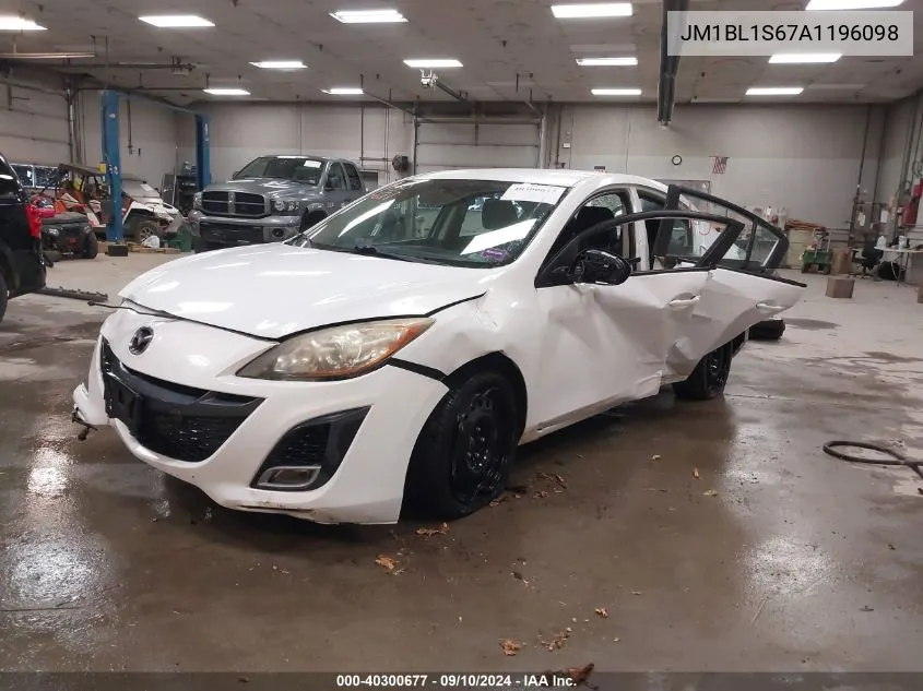 2010 Mazda Mazda3 S Sport VIN: JM1BL1S67A1196098 Lot: 40300677