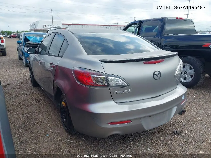 JM1BL1S67A1196487 2010 Mazda 3 S