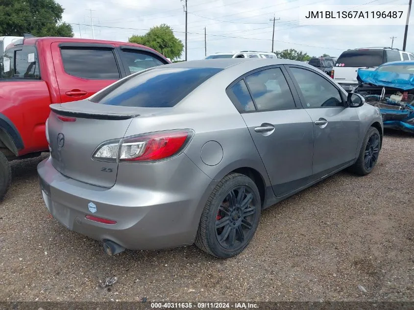 2010 Mazda 3 S VIN: JM1BL1S67A1196487 Lot: 40311635