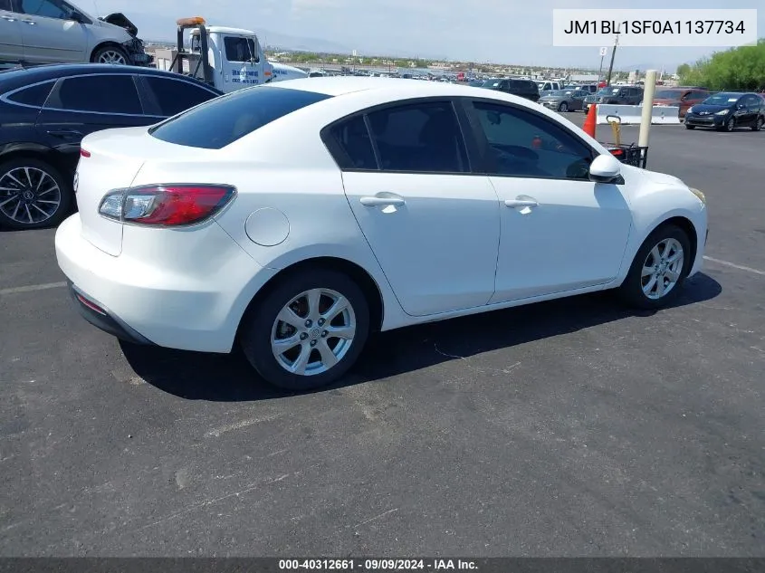 JM1BL1SF0A1137734 2010 Mazda Mazda3 I Touring