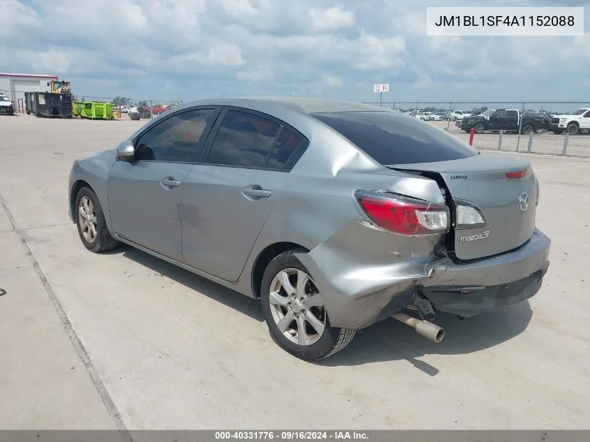 2010 Mazda Mazda3 I Touring VIN: JM1BL1SF4A1152088 Lot: 40331776