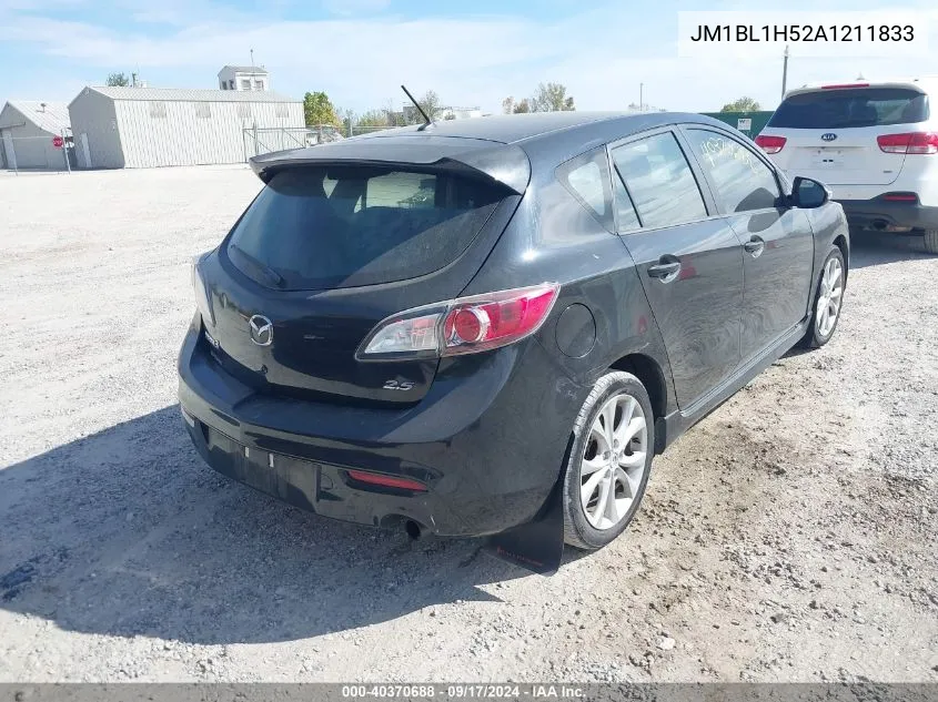 JM1BL1H52A1211833 2010 Mazda Mazda3 S Sport