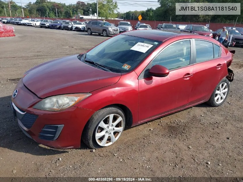 2010 Mazda Mazda3 I Touring VIN: JM1BL1SG8A1181540 Lot: 40388298