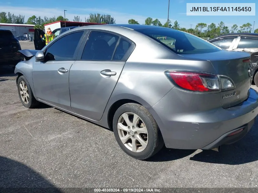 JM1BL1SF4A1145450 2010 Mazda Mazda3 I Touring