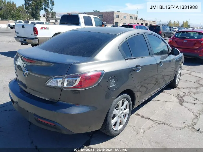 2010 Mazda Mazda3 I Touring VIN: JM1BL1SF4A1331988 Lot: 40400384