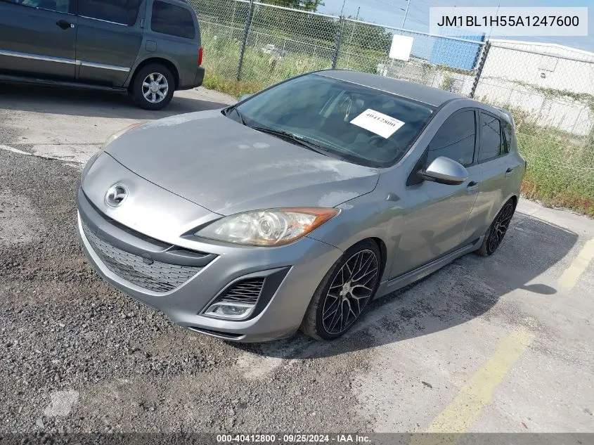 2010 Mazda Mazda3 S Sport VIN: JM1BL1H55A1247600 Lot: 40412800