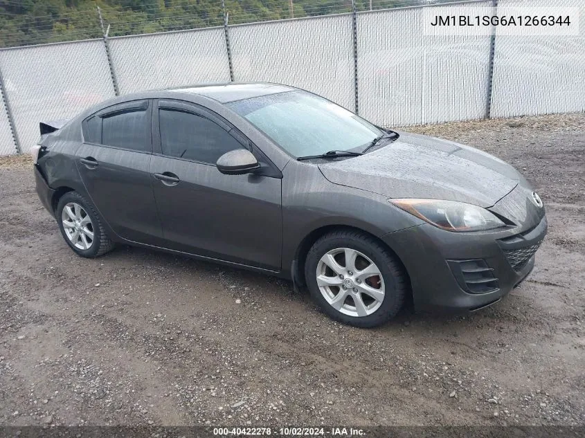 2010 Mazda Mazda3 VIN: JM1BL1SG6A1266344 Lot: 40422278