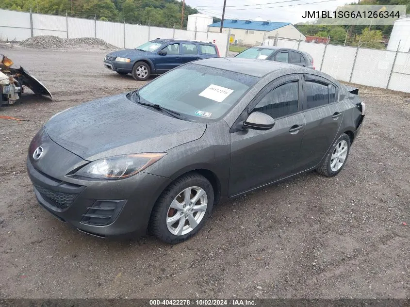 2010 Mazda Mazda3 VIN: JM1BL1SG6A1266344 Lot: 40422278