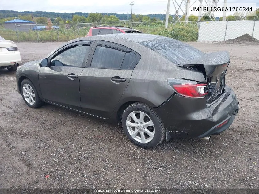 2010 Mazda Mazda3 VIN: JM1BL1SG6A1266344 Lot: 40422278