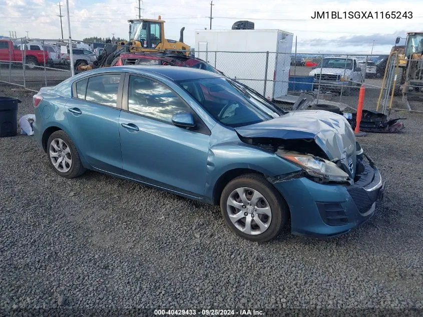 JM1BL1SGXA1165243 2010 Mazda Mazda3 I Sport