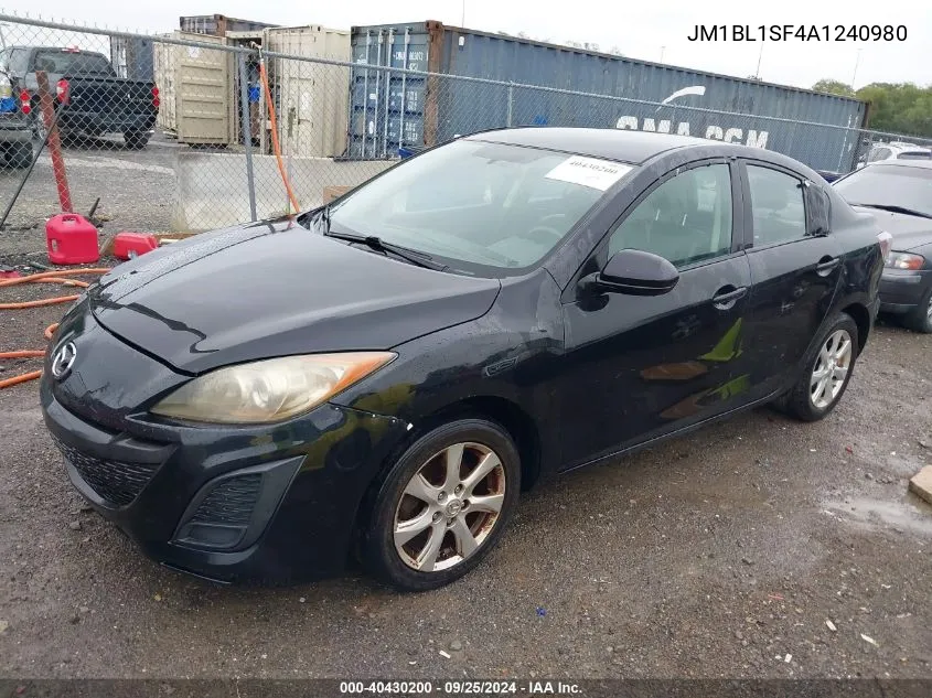 JM1BL1SF4A1240980 2010 Mazda Mazda3 I Touring