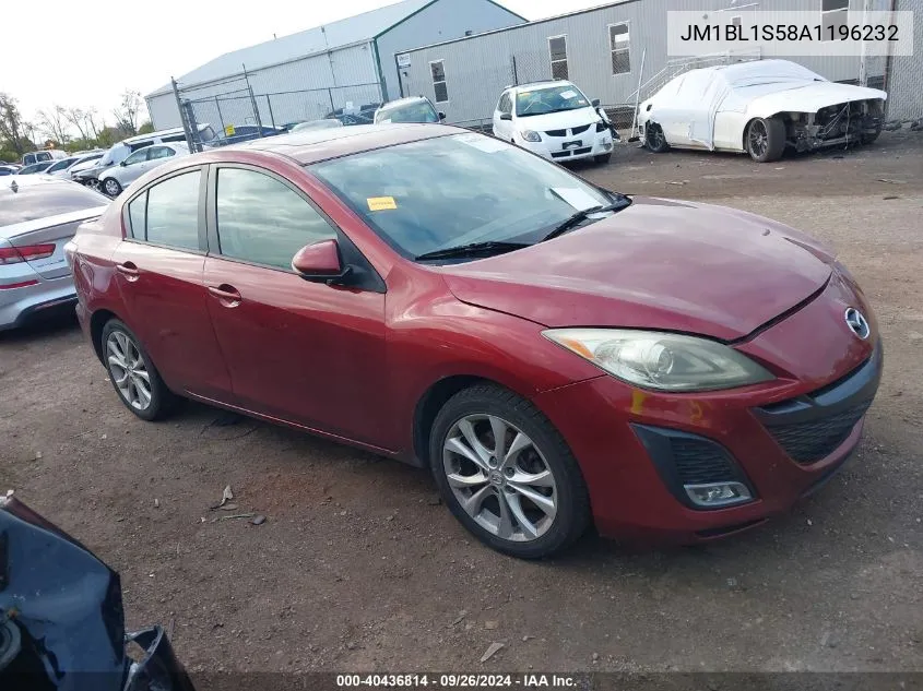 2010 Mazda 3 S VIN: JM1BL1S58A1196232 Lot: 40436814