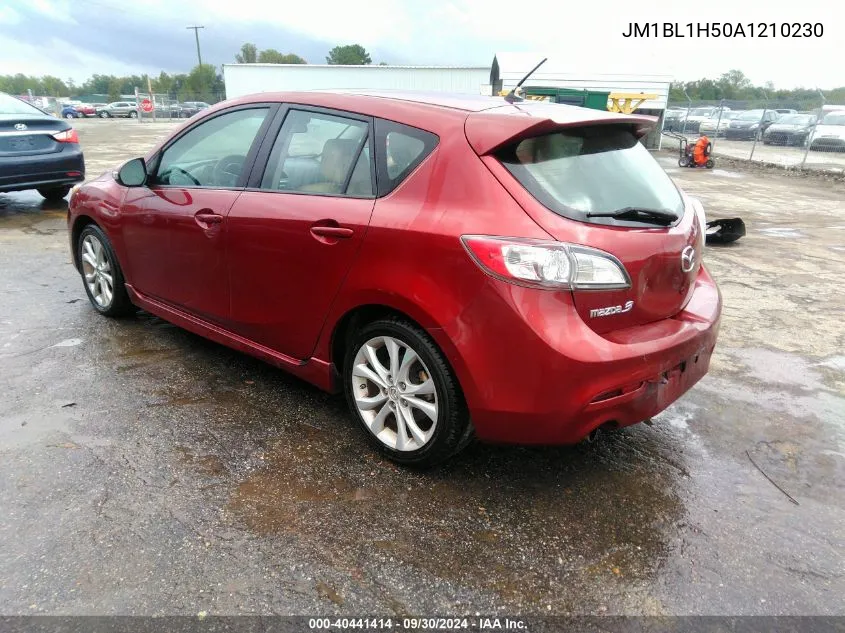 2010 Mazda Mazda3 S Grand Touring VIN: JM1BL1H50A1210230 Lot: 40441414