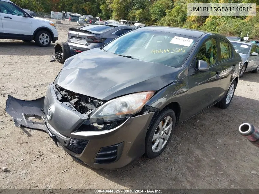 2010 Mazda 3 I VIN: JM1BL1SG5A1140816 Lot: 40444325