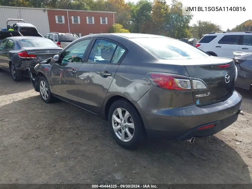 JM1BL1SG5A1140816 2010 Mazda 3 I