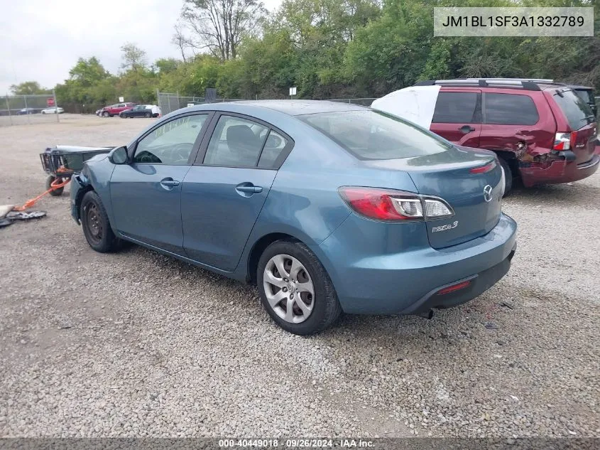 2010 Mazda Mazda3 I Sport VIN: JM1BL1SF3A1332789 Lot: 40449018