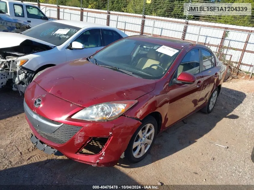 JM1BL1SF1A1204339 2010 Mazda Mazda3 I Touring