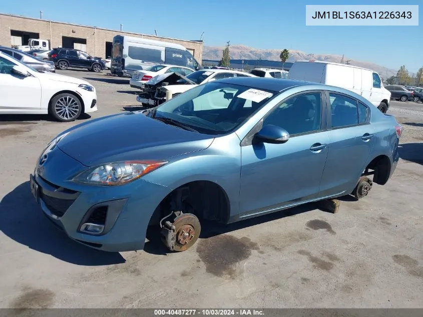 2010 Mazda Mazda3 S Sport VIN: JM1BL1S63A1226343 Lot: 40487277