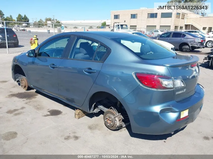 2010 Mazda Mazda3 S Sport VIN: JM1BL1S63A1226343 Lot: 40487277