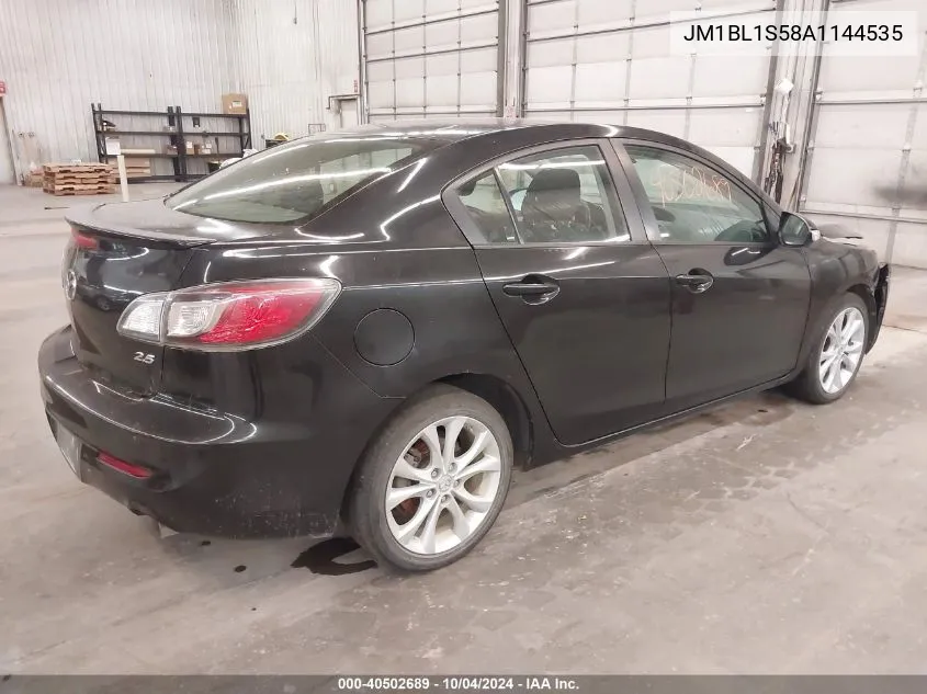 2010 Mazda Mazda3 S Sport VIN: JM1BL1S58A1144535 Lot: 40502689