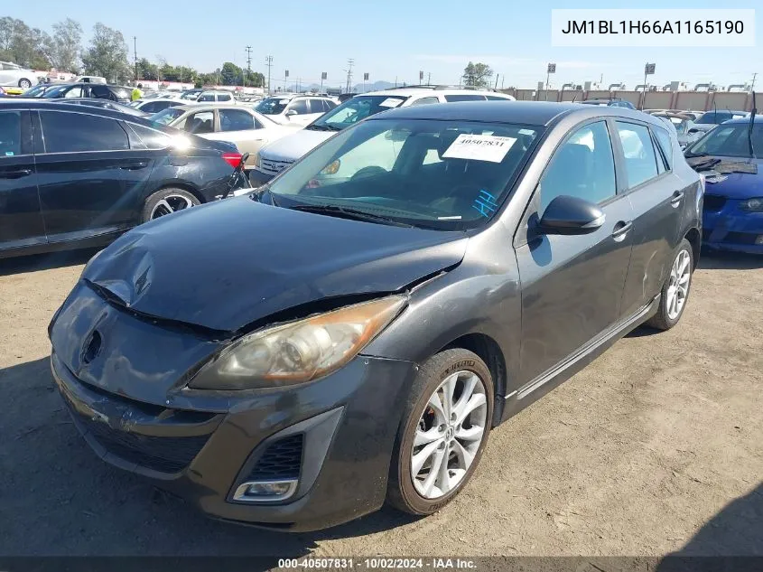 JM1BL1H66A1165190 2010 Mazda Mazda3 S Sport