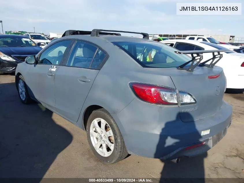 2010 Mazda Mazda3 I Touring VIN: JM1BL1SG4A1126163 Lot: 40533499