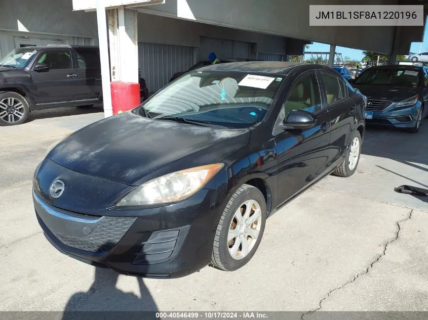 JM1BL1SF8A1220196 2010 Mazda 3 I