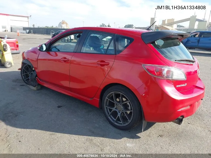 2010 Mazda Mazdaspeed3 Sport VIN: JM1BL1H36A1334808 Lot: 40576634