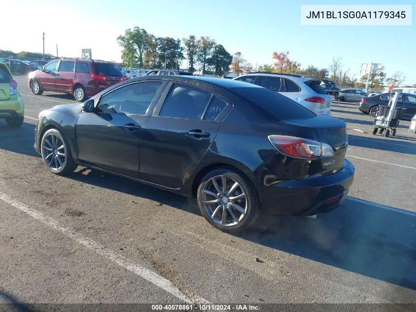 2010 Mazda Mazda3 I VIN: JM1BL1SG0A1179345 Lot: 40578861