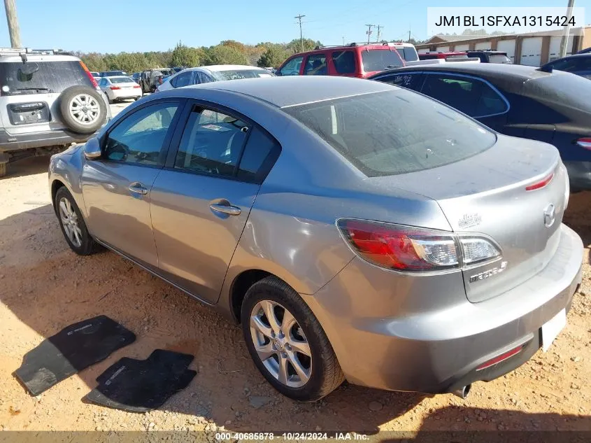 2010 Mazda Mazda3 I Touring VIN: JM1BL1SFXA1315424 Lot: 40685878