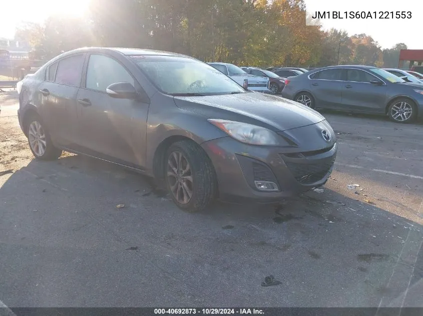 2010 Mazda Mazda3 S Sport VIN: JM1BL1S60A1221553 Lot: 40692873