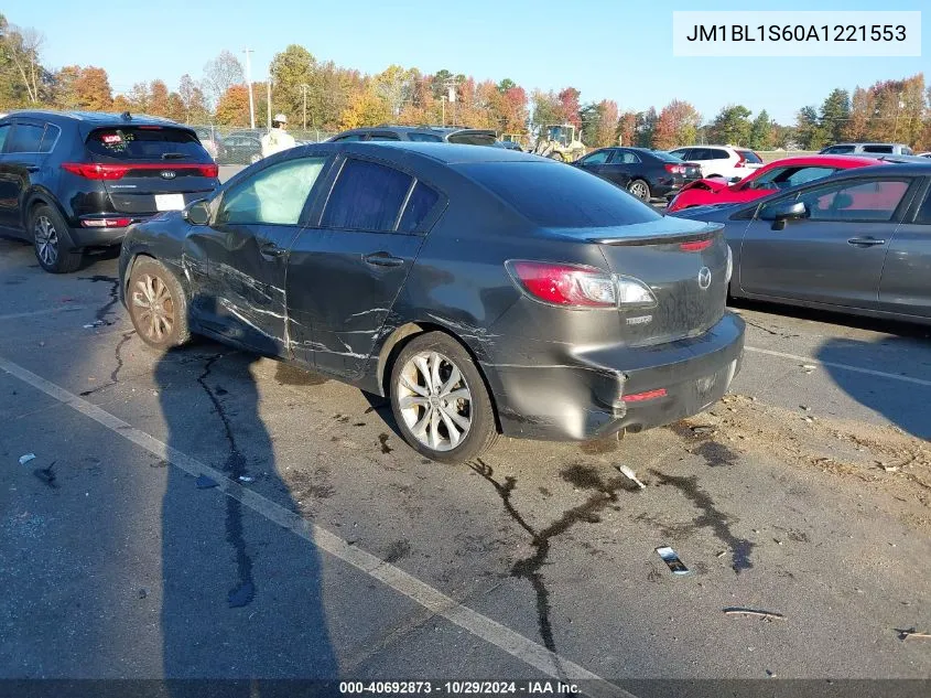 2010 Mazda Mazda3 S Sport VIN: JM1BL1S60A1221553 Lot: 40692873