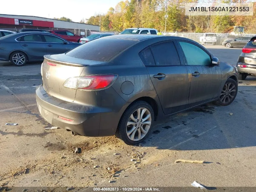 2010 Mazda Mazda3 S Sport VIN: JM1BL1S60A1221553 Lot: 40692873