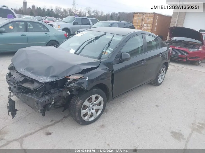 2010 Mazda Mazda3 VIN: JM1BL1SG3A1350251 Lot: 40844579