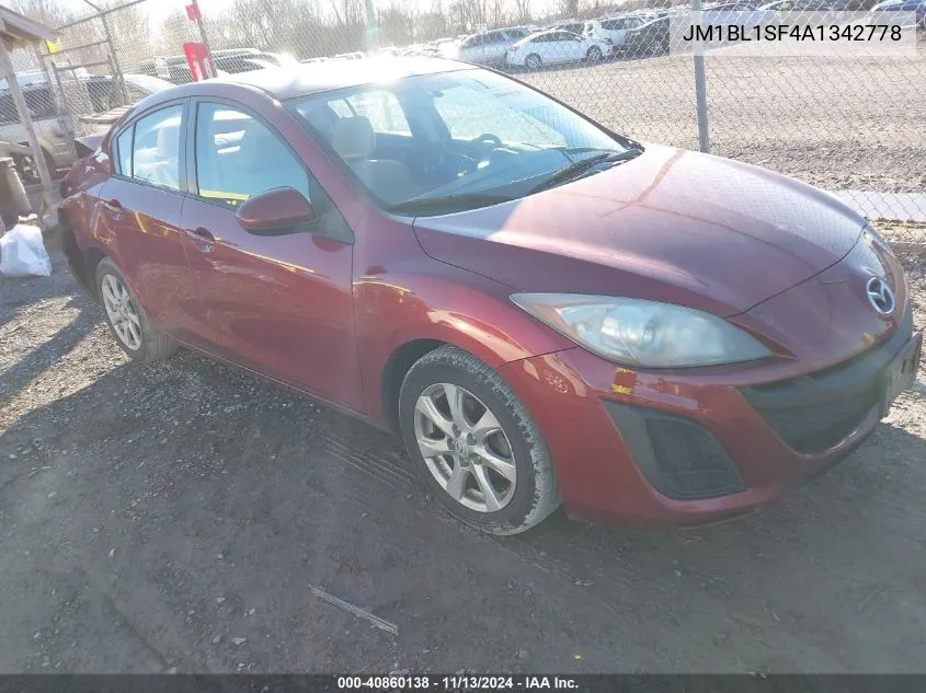 2010 Mazda Mazda3 I Touring VIN: JM1BL1SF4A1342778 Lot: 40860138