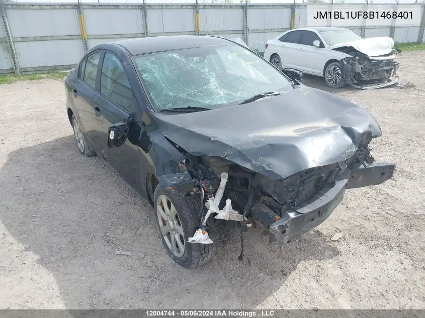 2011 Mazda Mazda3 VIN: JM1BL1UF8B1468401 Lot: 12004744